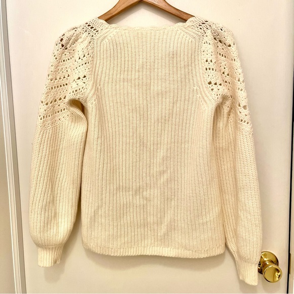 Sézane Manon Jumper in Ecru - Picture 4 of 8